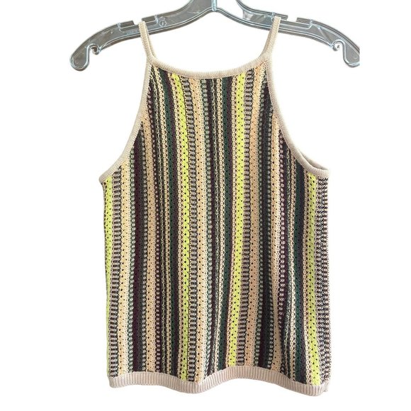 Madewell Crochet Janson Sweater Halter Tank Top 100% Cotton Size XS Summer 2021 - Picture 5 of 7